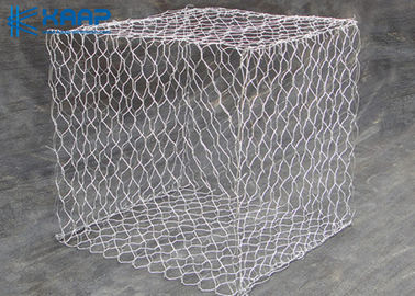 Prova durável revestida galvanizada mergulhada quente da oxidação do PVC da rede de arame profissional de Gabion